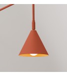 Cantilever wall lamps - Sollux Wall lamp NOX ochre red SL.1701 - product 4