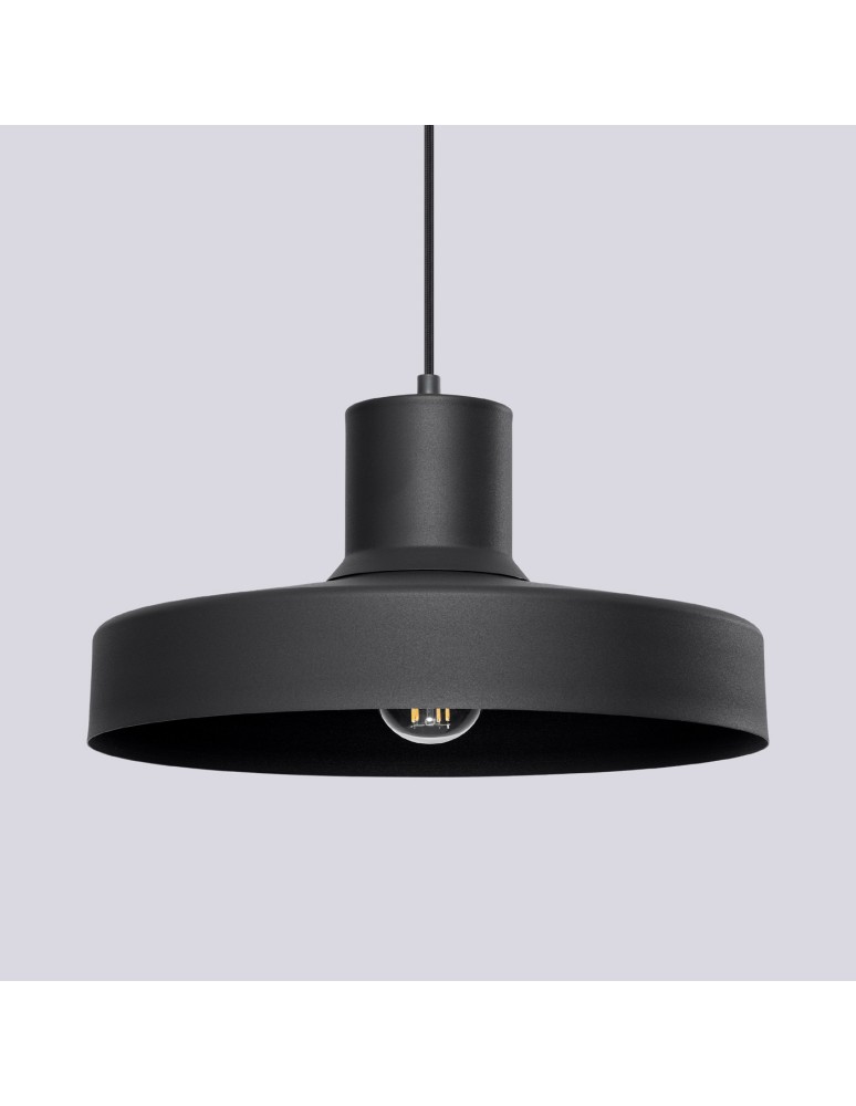 Scandinavian style pendant lamps - Sollux BILO pendant lamp black SL.1703 - product kolory-swiatla.pl 5
