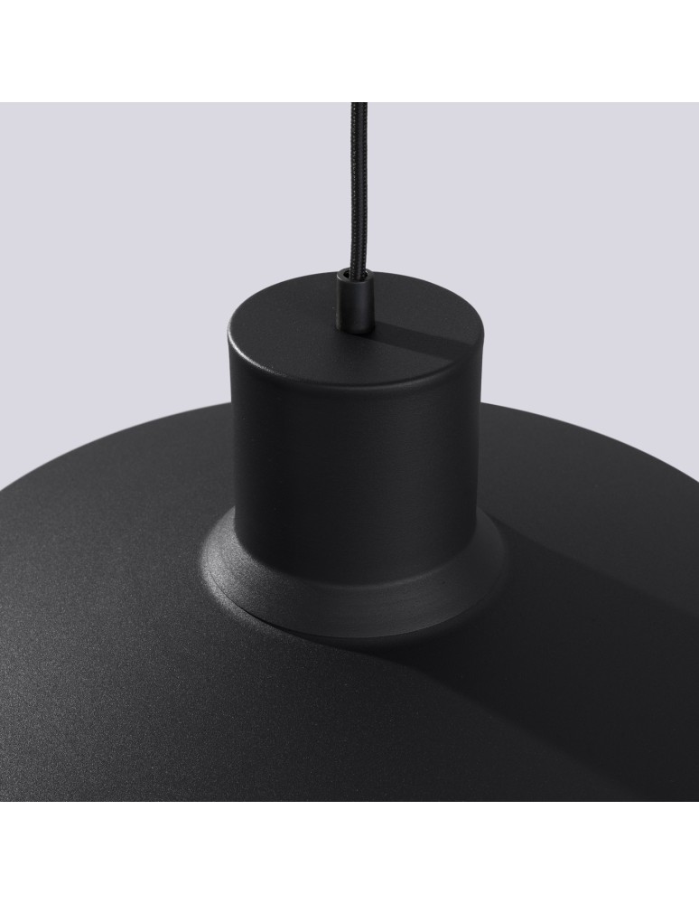 Scandinavian style pendant lamps - Sollux BILO pendant lamp black SL.1703 - product kolory-swiatla.pl 7