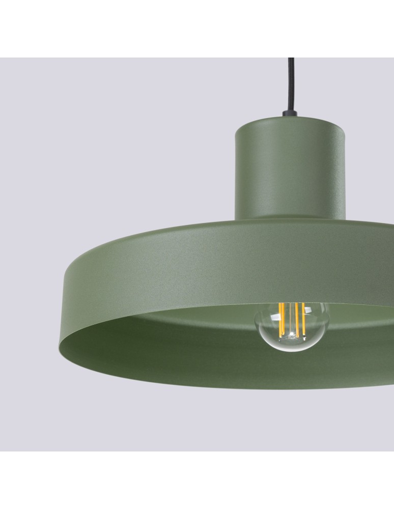 Scandinavian style pendant lamps - Sollux BILO green olive pendant lamp SL.1705 - product kolory-swiatla.pl 6