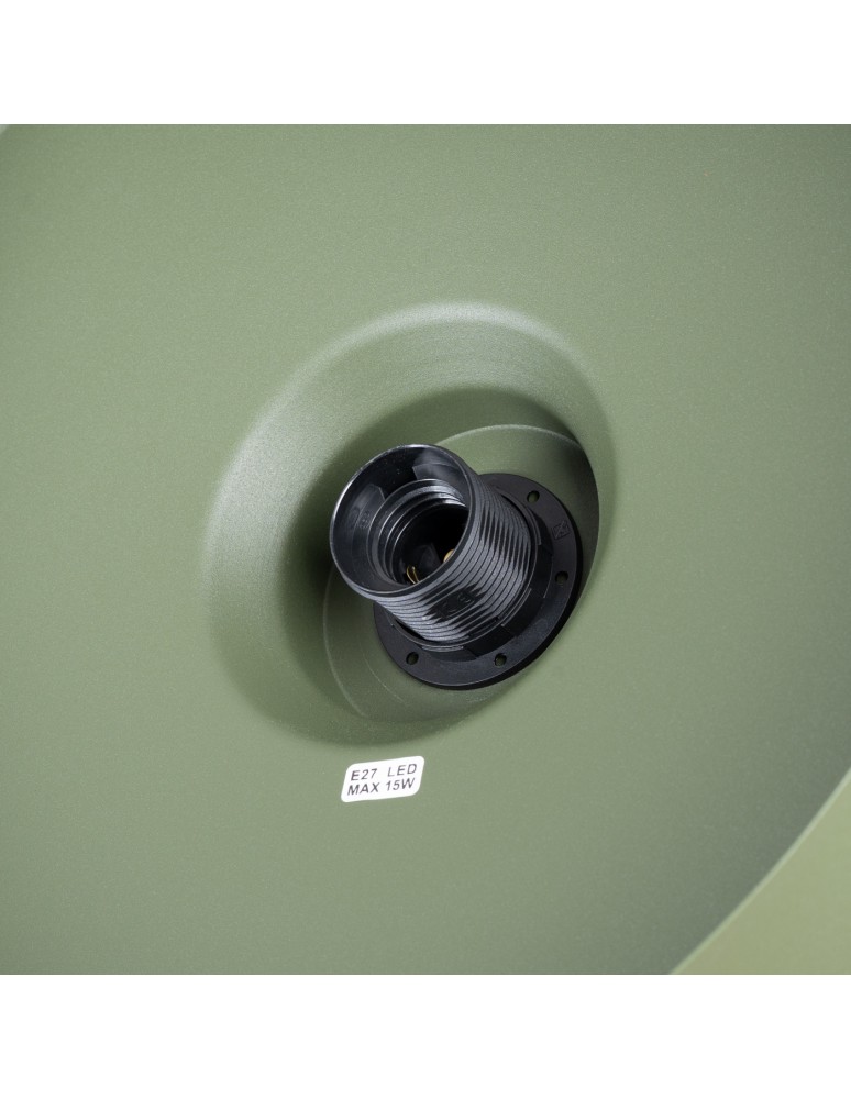 Scandinavian style pendant lamps - Sollux BILO green olive pendant lamp SL.1705 - product kolory-swiatla.pl 8