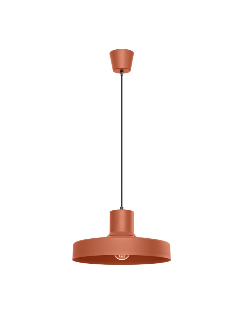 Scandinavian style pendant lamps - Sollux BILO ochre red pendant lamp SL.1706 - product kolory-swiatla.pl 1