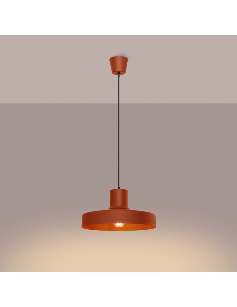 Scandinavian style pendant lamps - Sollux BILO ochre red pendant lamp SL.1706 - product kolory-swiatla.pl 3