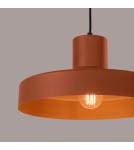 Scandinavian style pendant lamps - Sollux BILO ochre red pendant lamp SL.1706 - product 4