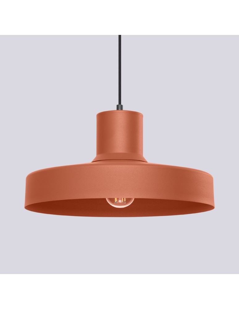 Scandinavian style pendant lamps - Sollux BILO ochre red pendant lamp SL.1706 - product kolory-swiatla.pl 5