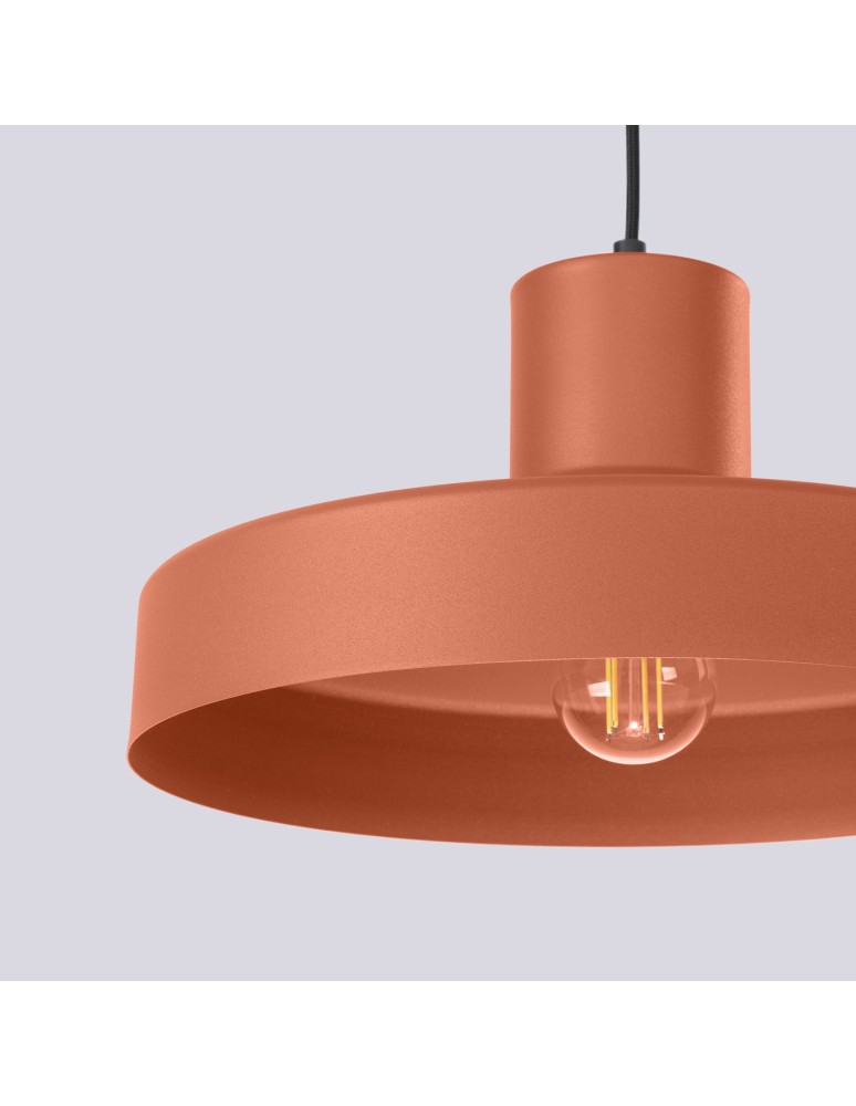 Scandinavian style pendant lamps - Sollux BILO ochre red pendant lamp SL.1706 - product kolory-swiatla.pl 6