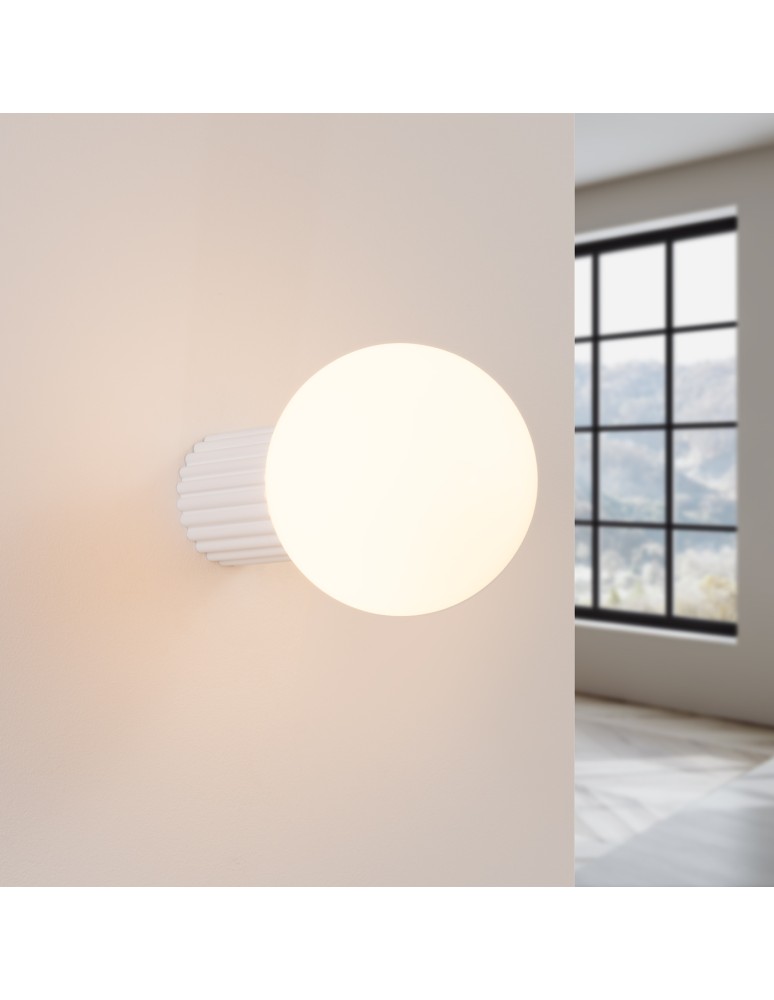 Wall lamps spheres - Sollux Wall lamp HALO white IP44 SL.1707 - product kolory-swiatla.pl 3