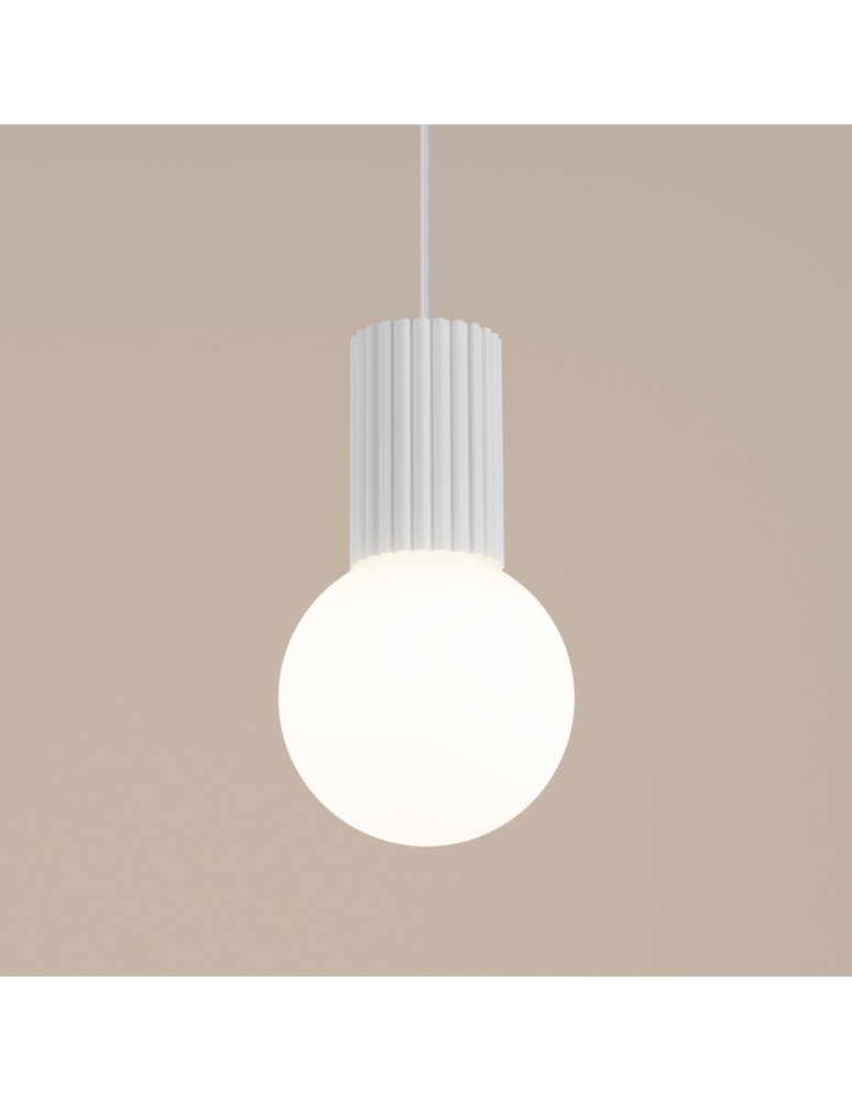Pendant lamps spheres - Sollux HALO 1 pendant lamp white SL.1709 - product kolory-swiatla.pl 4