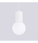Pendant lamps spheres - Sollux HALO 1 pendant lamp white SL.1709 - product 5