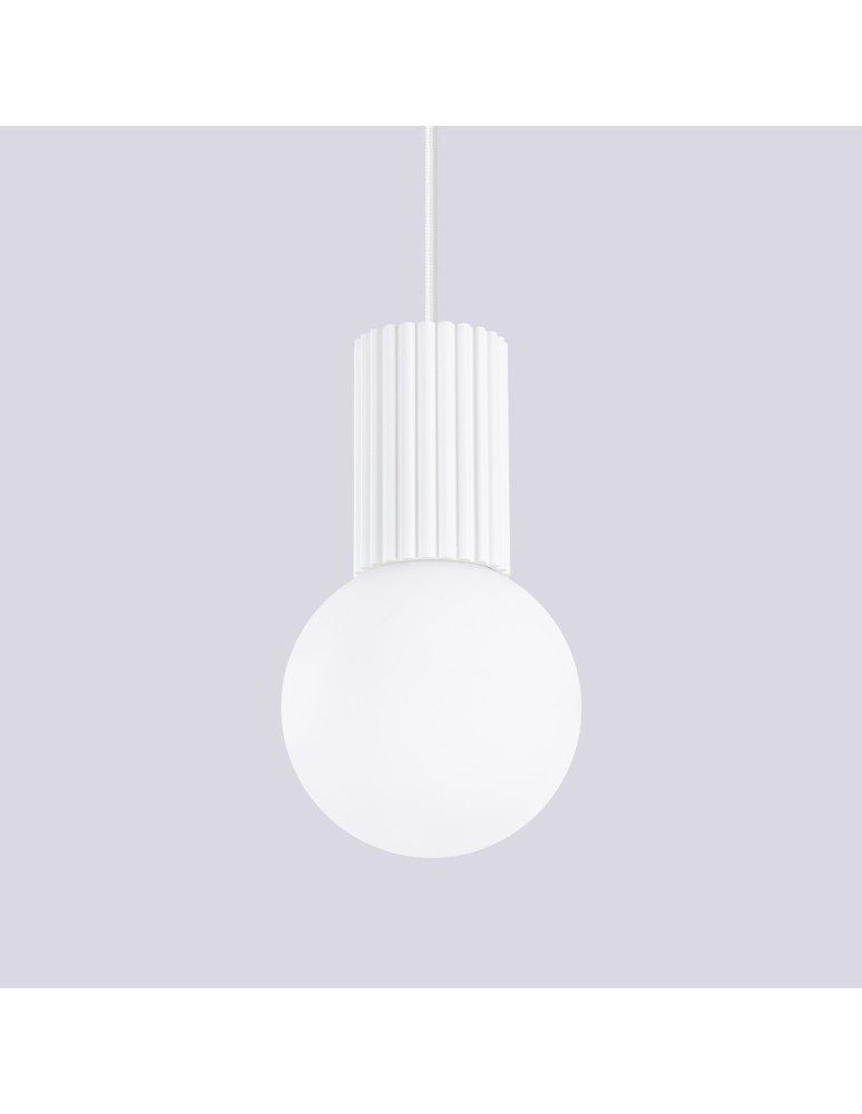 Pendant lamps spheres - Sollux HALO 1 pendant lamp white SL.1709 - product kolory-swiatla.pl 5