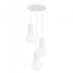 Sollux Lampa wisząca HALO 3P biała SL.1710