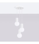 Pendant lamps spheres - Sollux HALO 3P pendant lamp white SL.1710 - product 2