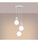Pendant lamps spheres - Sollux HALO 3P pendant lamp white SL.1710 - product 3