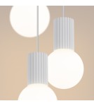 Pendant lamps spheres - Sollux HALO 3P pendant lamp white SL.1710 - product 4