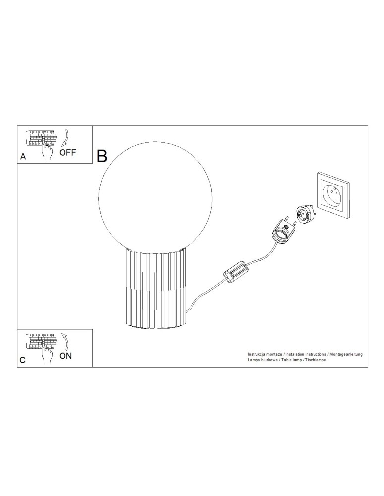 Sollux Lampa biurkowa HALO biała SL.1711 Sollux Lampa biurkowa HALO biała SL.1711