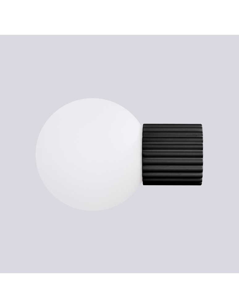 Wall lamps spheres - Sollux Wall lamp HALO black IP44 SL.1712 - product kolory-swiatla.pl 5
