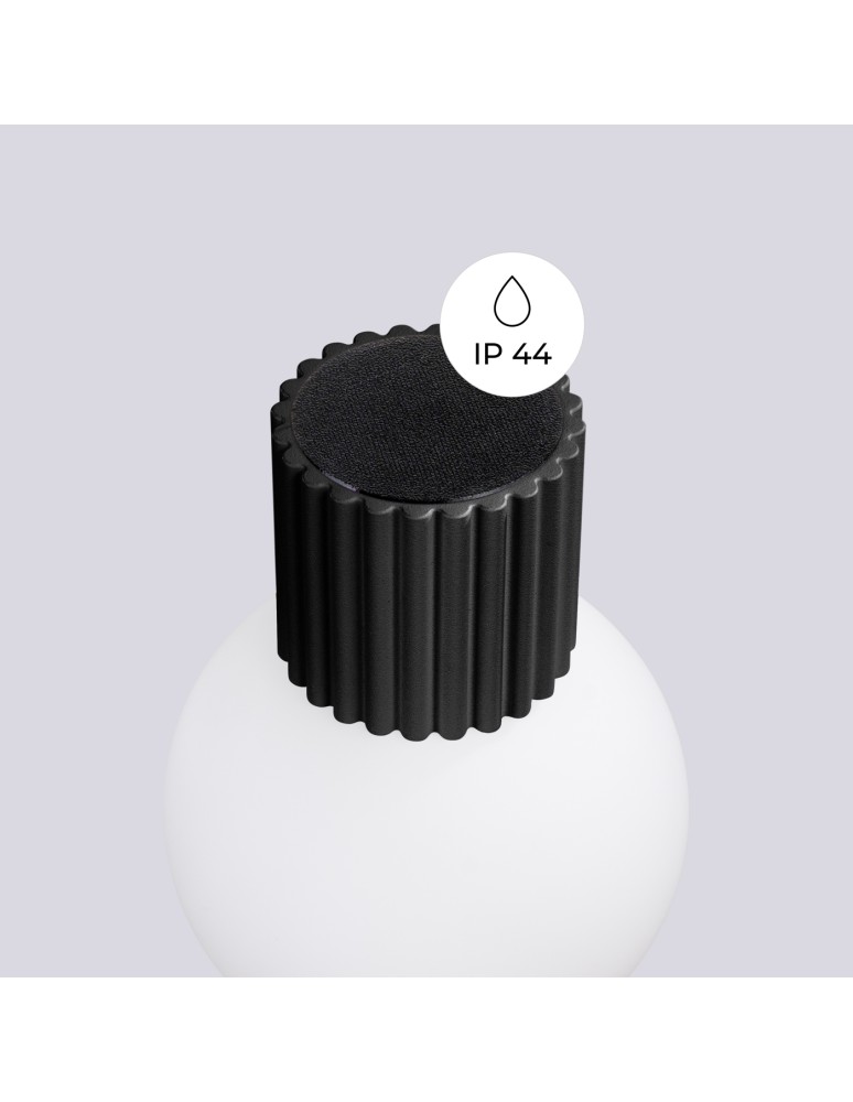 Wall lamps spheres - Sollux Wall lamp HALO black IP44 SL.1712 - product kolory-swiatla.pl 8