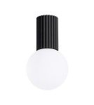 Ceiling lamps spheres - Sollux Plafond HALO black IP44 SL.1713 - product 1