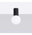 Ceiling lamps spheres - Sollux Plafond HALO black IP44 SL.1713 - product 2