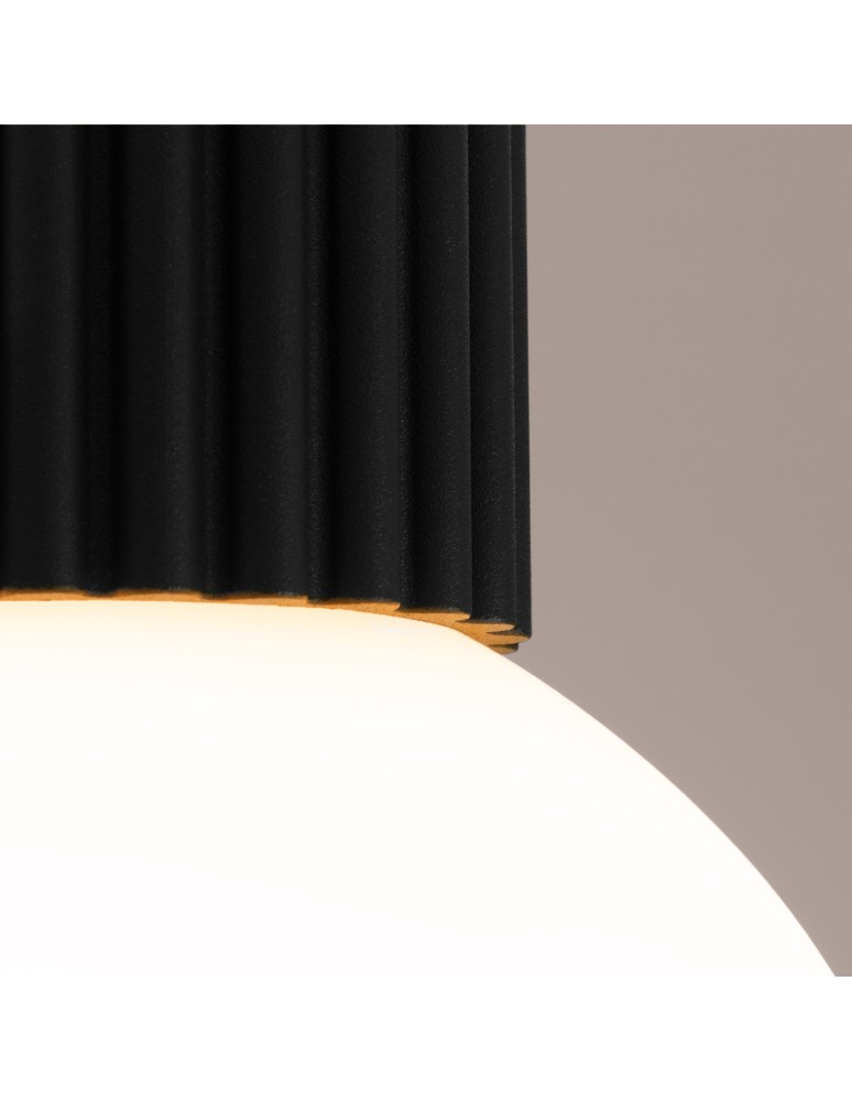 Ceiling lamps spheres - Sollux Plafond HALO black IP44 SL.1713 - product kolory-swiatla.pl 4