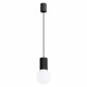Sollux Lampa wisząca HALO 1 czarna SL.1714