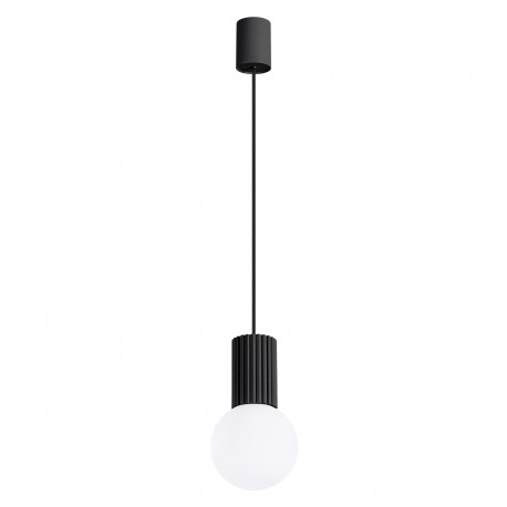 Sollux Lampa wisząca HALO 1 czarna SL.1714