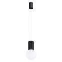 Sollux Lampa wisząca HALO 1 czarna SL.1714