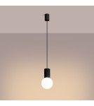 Pendant lamps spheres - Sollux HALO 1 pendant lamp black SL.1714 - product 3