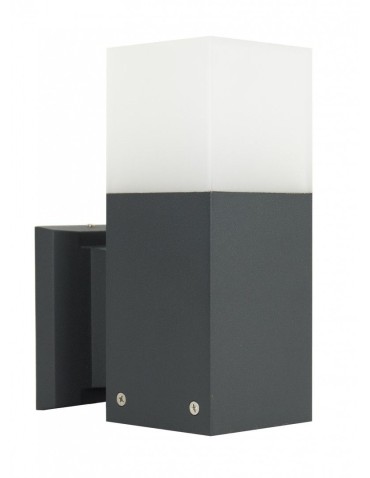 SU-MA CUBE 1x20W E27 230V Dark Ash CB-K DG Wall lamp