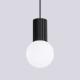 Sollux Lampa wisząca HALO 1 czarna SL.1714