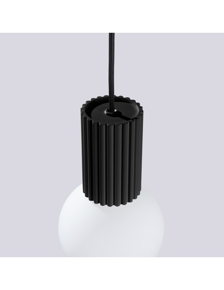 Pendant lamps spheres - Sollux HALO 1 pendant lamp black SL.1714 - product kolory-swiatla.pl 7