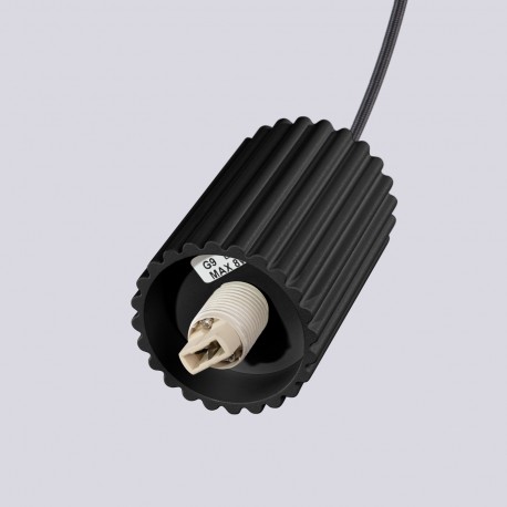 Sollux Lampa wisząca HALO 1 czarna SL.1714