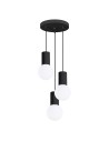 Sollux HALO 3P pendant lamp black SL.1715