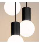 Pendant lamps spheres - Sollux HALO 3P pendant lamp black SL.1715 - product 4