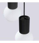 Pendant lamps spheres - Sollux HALO 3P pendant lamp black SL.1715 - product 6