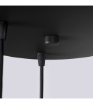 Pendant lamps spheres - Sollux HALO 3P pendant lamp black SL.1715 - product 7