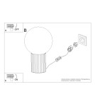 Decorative table lamps - Sollux HALO desk lamp black SL.1716 - product 9