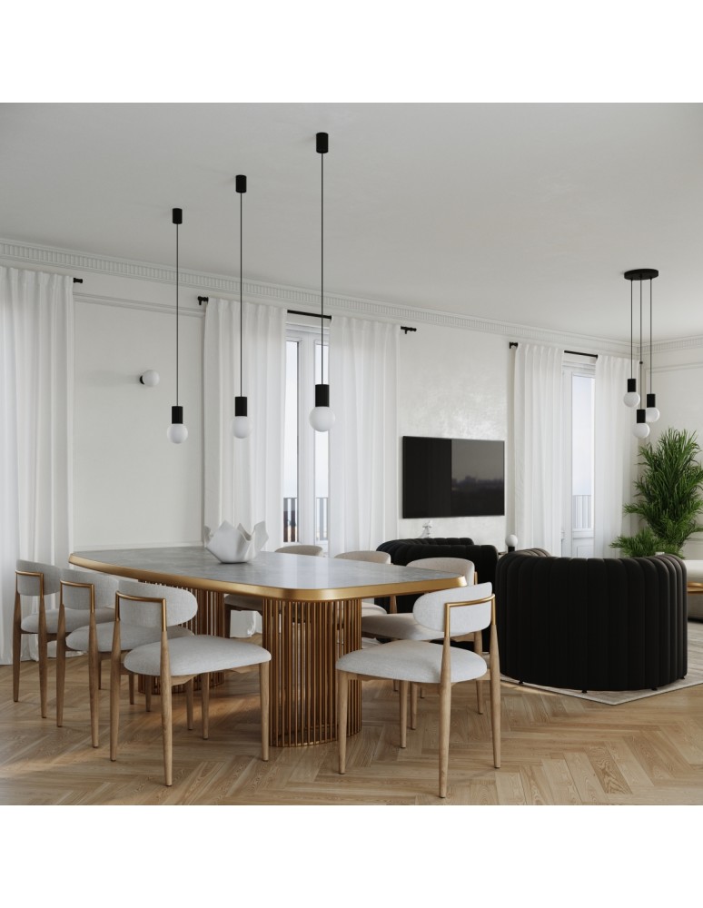 Sollux Lampa biurkowa HALO czarna SL.1716