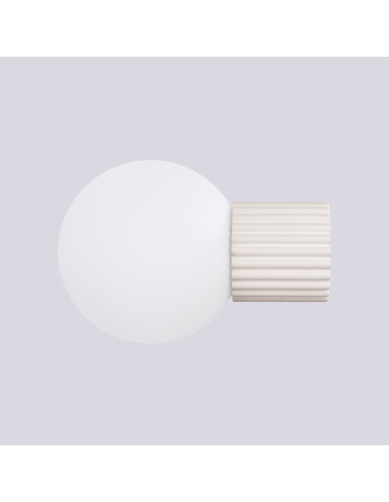 Wall lamps spheres - Sollux Wall lamp HALO beige IP44 SL.1717 - product kolory-swiatla.pl 5