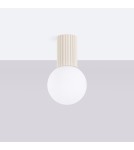 Ceiling lamps spheres - Sollux Plafond HALO beige IP44 SL.1718 - product 2