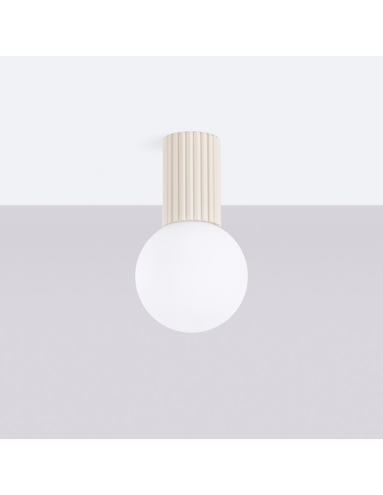 Ceiling lamps spheres - Sollux Plafond HALO beige IP44 SL.1718 - product kolory-swiatla.pl 2