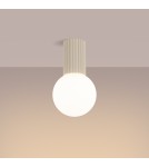 Ceiling lamps spheres - Sollux Plafond HALO beige IP44 SL.1718 - product 3