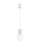 Pendant lamps spheres - Sollux HALO 1 pendant lamp beige SL.1719 - product 1