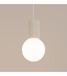 Pendant lamps spheres - Sollux HALO 1 pendant lamp beige SL.1719 - product 4