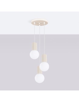 Sollux HALO 3P pendant lamp beige SL.1720 - product 2