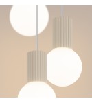 Pendant lamps spheres - Sollux HALO 3P pendant lamp beige SL.1720 - product 4