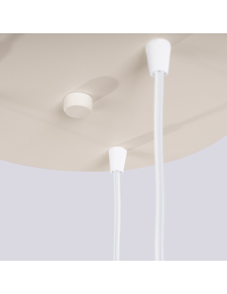 Pendant lamps spheres - Sollux HALO 3P pendant lamp beige SL.1720 - product kolory-swiatla.pl 7