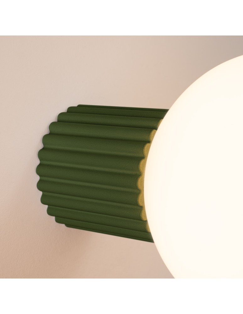 Wall lamps spheres - Sollux Wall lamp HALO green olive green IP44 SL.1722 - product kolory-swiatla.pl 4