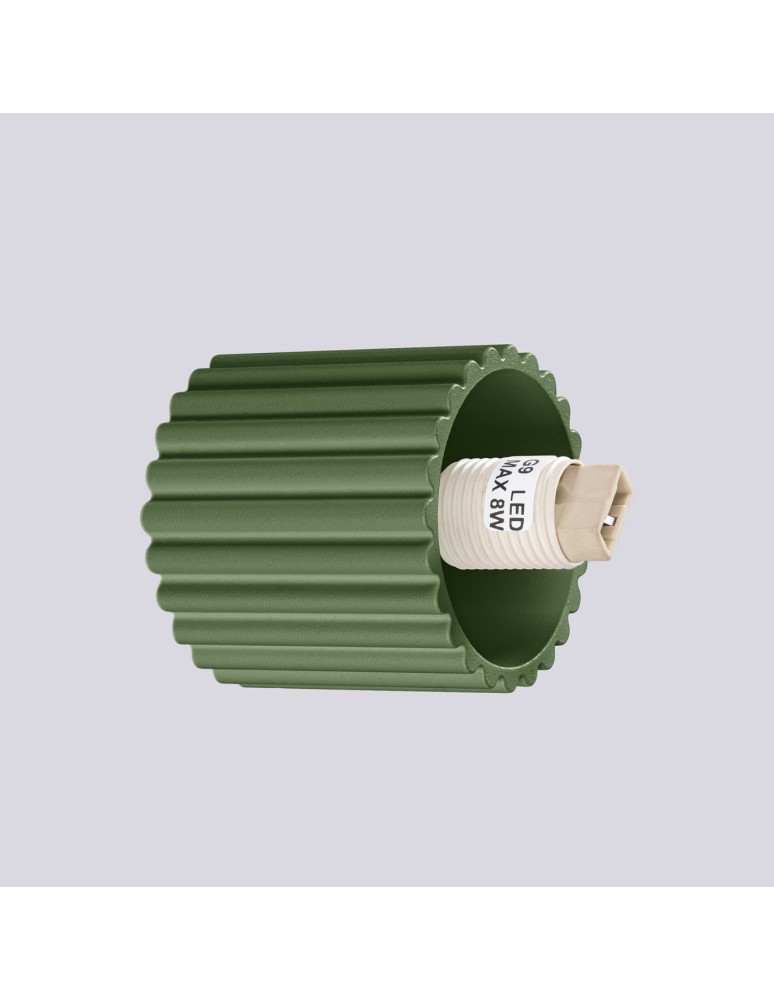 Wall lamps spheres - Sollux Wall lamp HALO green olive green IP44 SL.1722 - product kolory-swiatla.pl 6