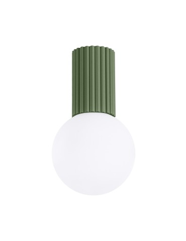 Sollux Plafond HALO olive green IP44 SL.1723